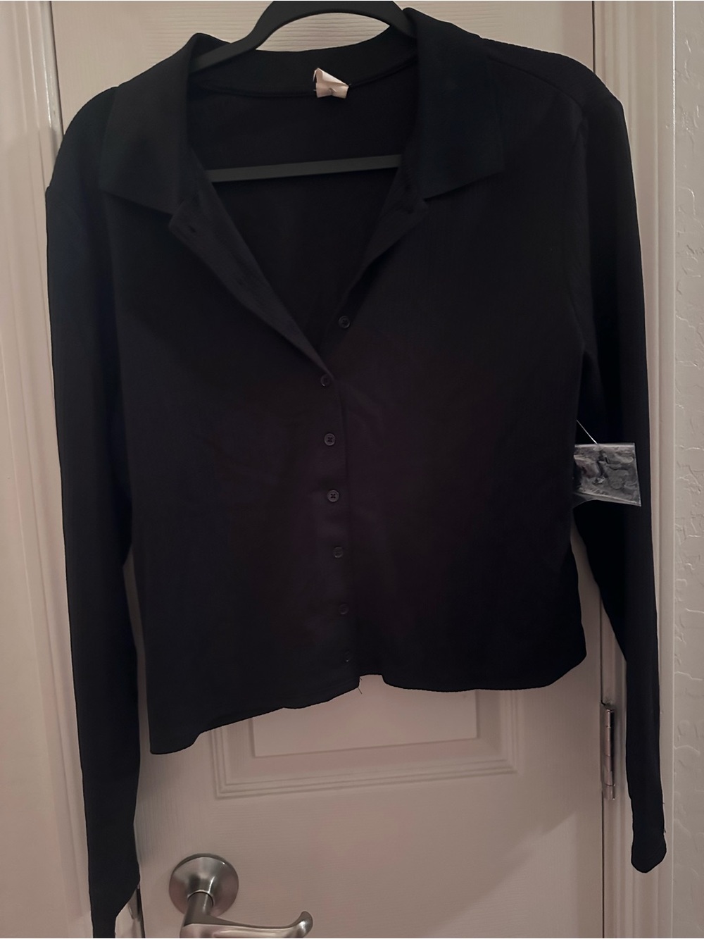 Black Long Sleeve Top